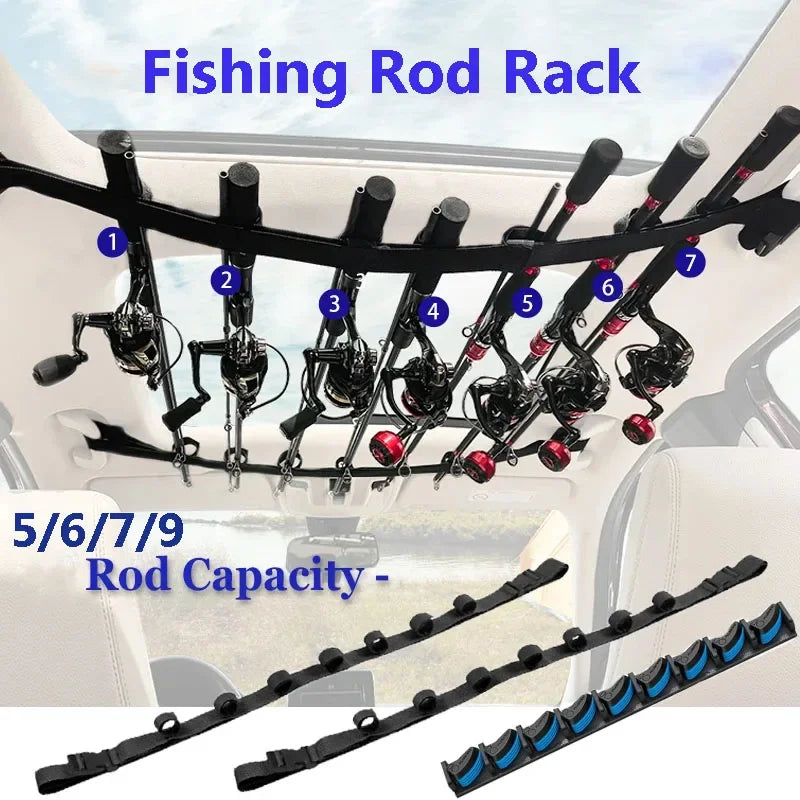 Fishing Rods Holder Fishing Rod Carrier for Car Fishing Rod Rack