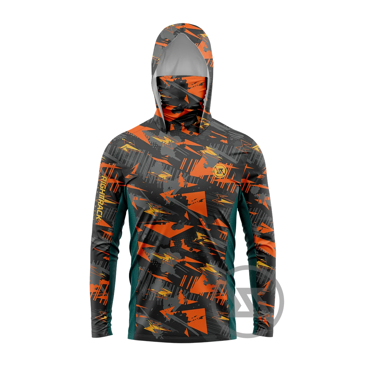 Men's Hooded Fishing Jersey — Long Sleeve, UPF UV Protection