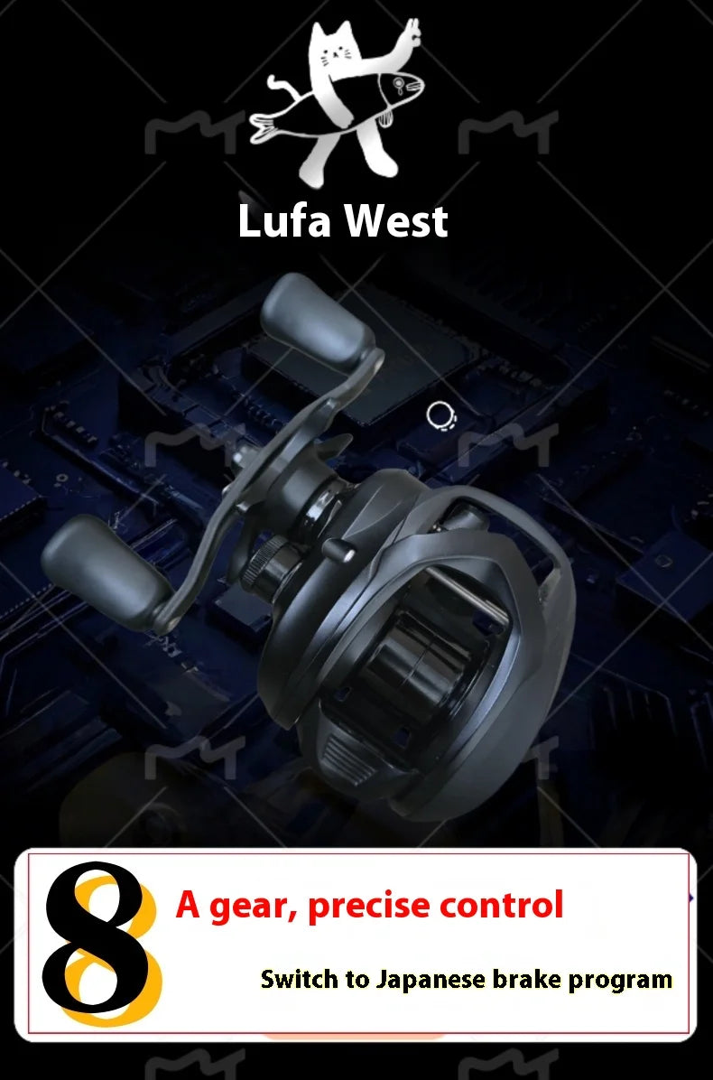 New Lufaxi Unparalleled 7.1: 1 Baitcast Fishing Reel