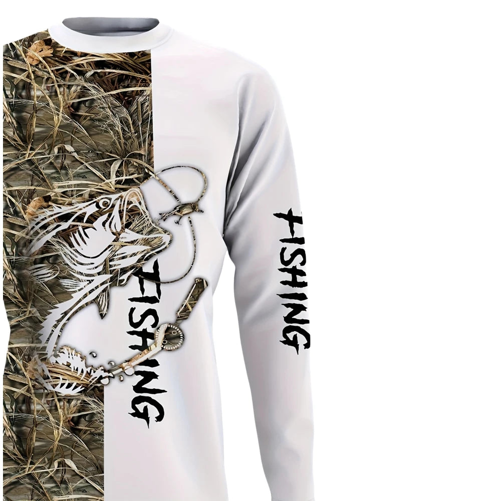 Fishing Shirt Men's T-Shirts Long Sleeve