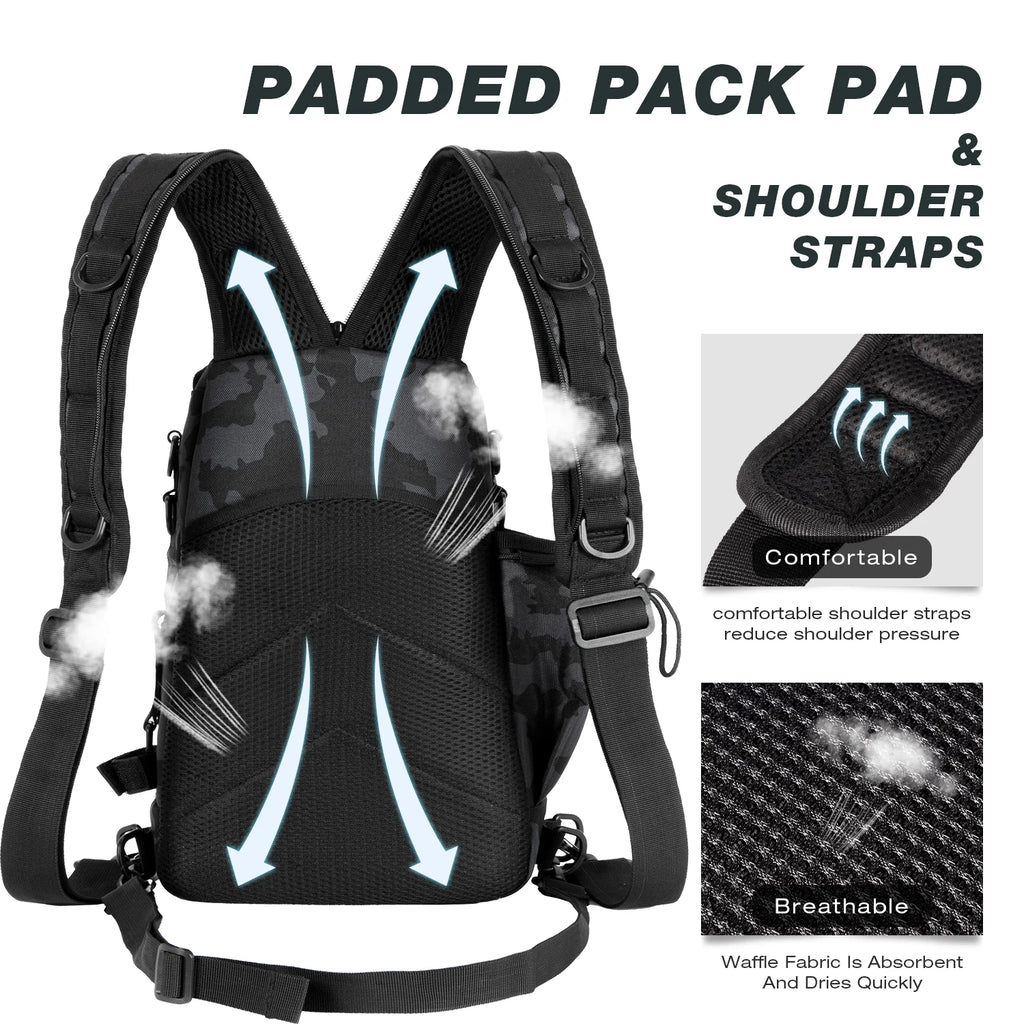 Fishing Backpack Tackle Sling Bag