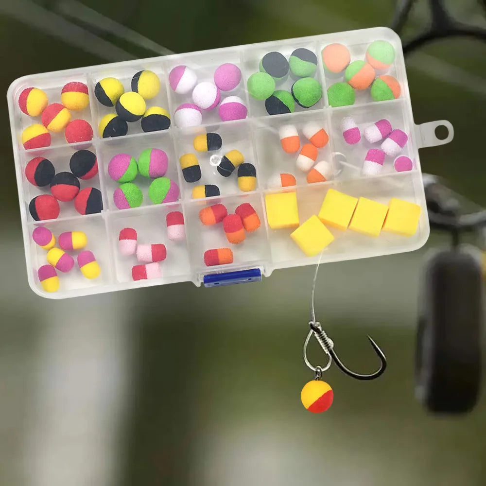 70Pcs Complete Fishing Float Kit with Tackle Box