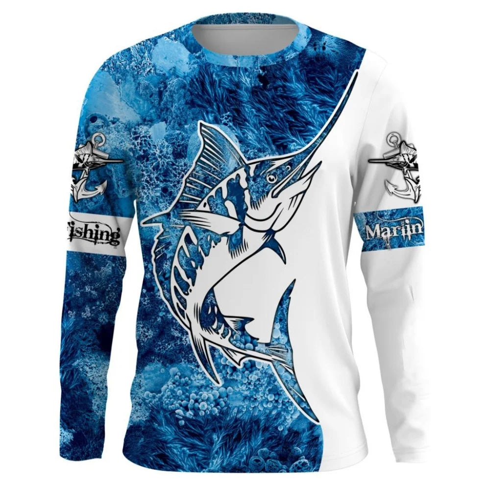 Fishing Shirt Men's T-Shirts Long Sleeve