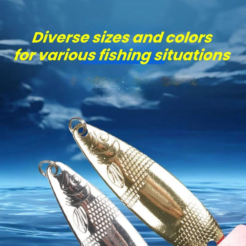 Fishing Lure Kit 16 pcs sets Trolling Jigging Spoon