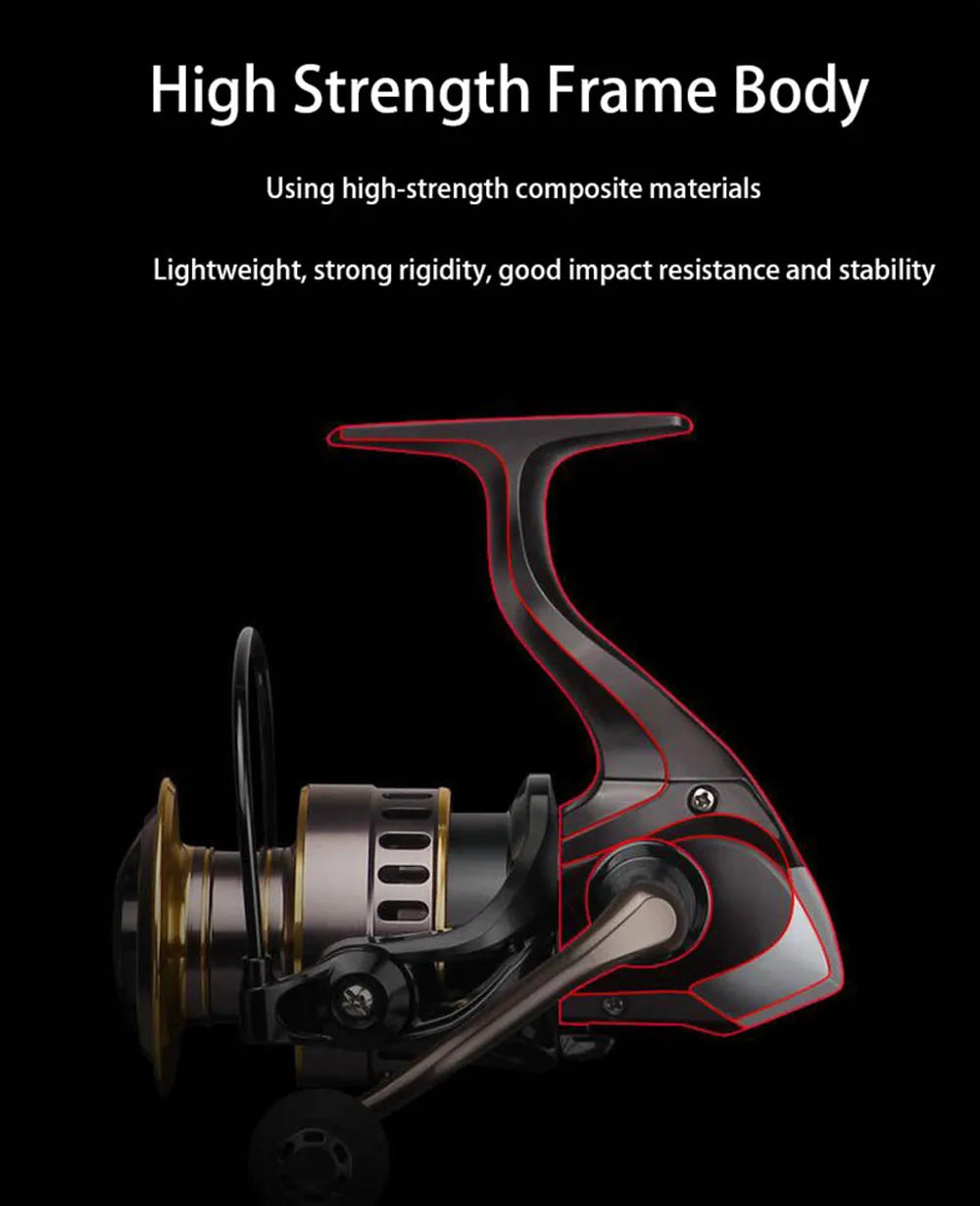Saltwater Freshwater Casting Fishing Reel T