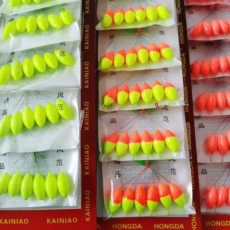 120pcs (20packs)/lot Oval Fishing Float
