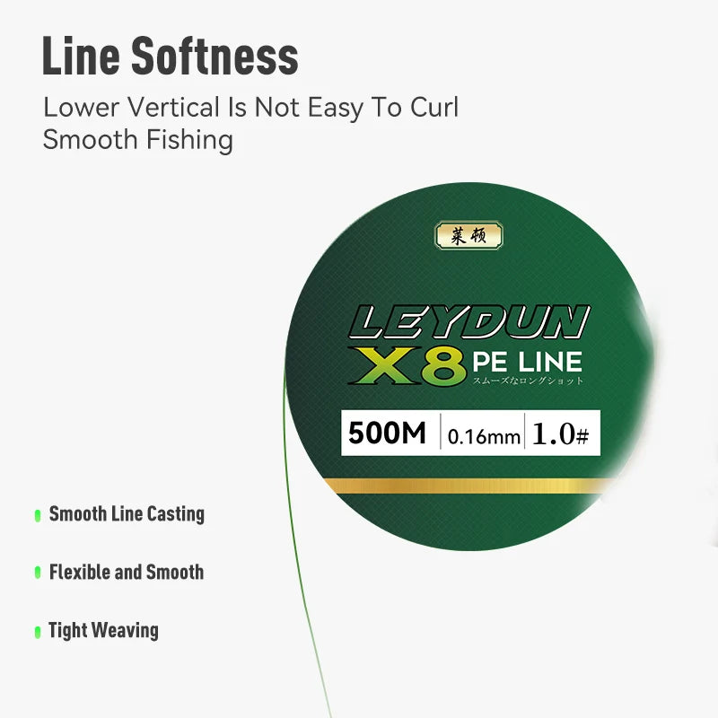 LEYDUN 500m Micro New Fishing Line