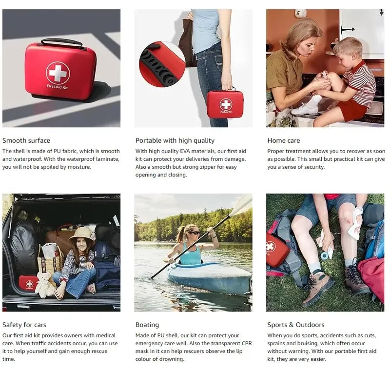 Portable First Aid Kit For Outdoor Adventures
