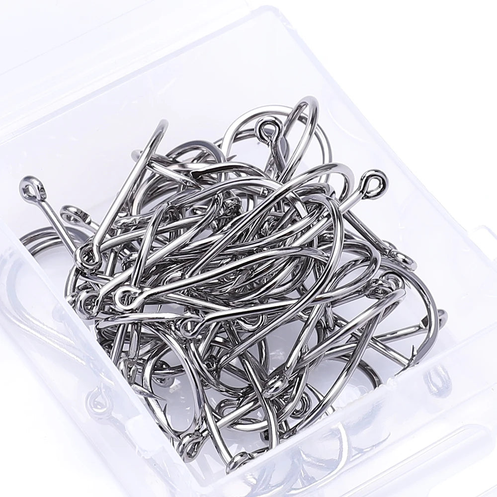 FTK CHINU Fishhook 1/0#-5/0#50PCS 1#-7#100PCS