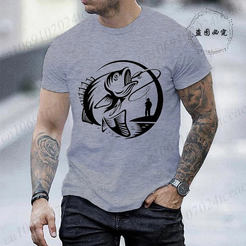 Fishing Graphic T-Shirt for Men