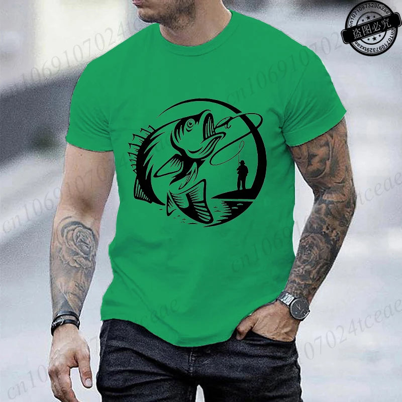 Fishing Graphic T-Shirt for Men
