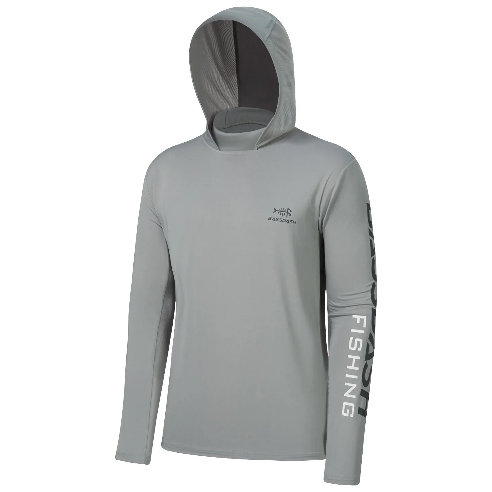 Bassdash UPF 50+ Men’s UV Sun Protection Long Sleeve Hooded Fishing Shirts
