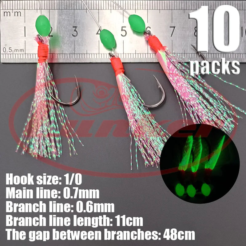 Lunker Sabiki Rigs 10 packs