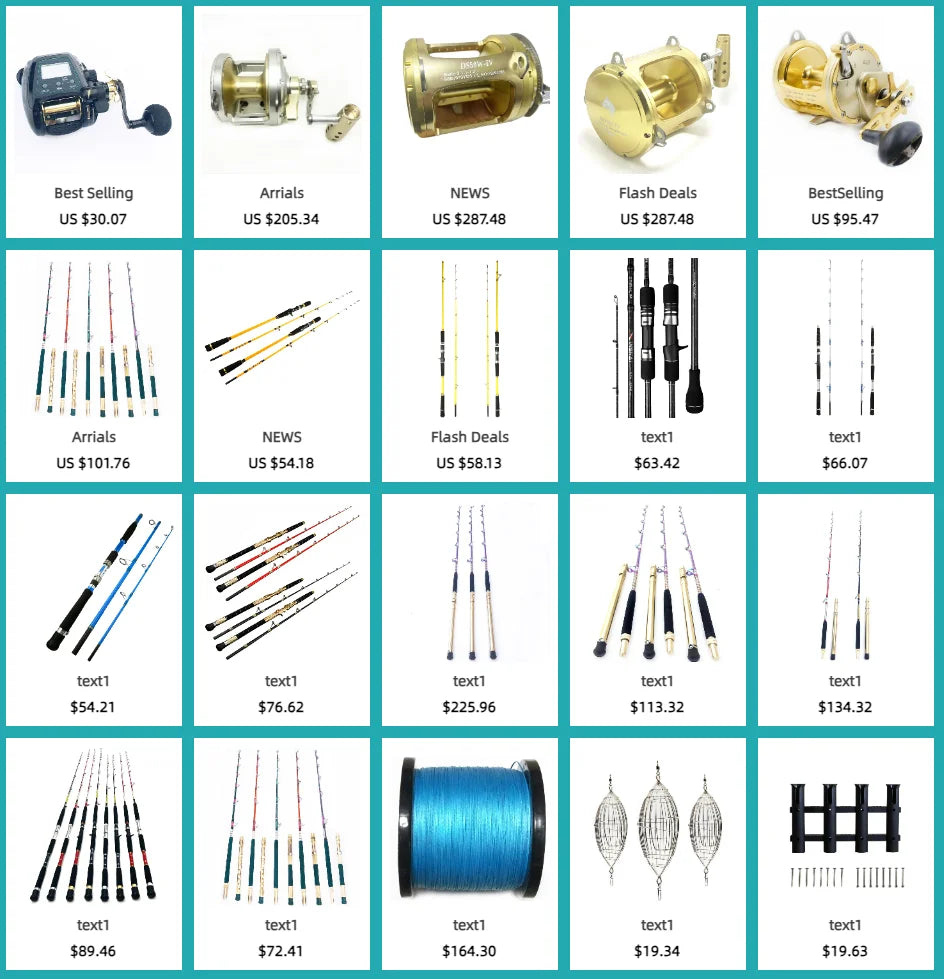 Metal Fishing Reels, All for Goods, Heavy Reel, Low Speed Bait, Big Sea Equipment, Windlass, 30 Kg Tackle, Saltwater Items
