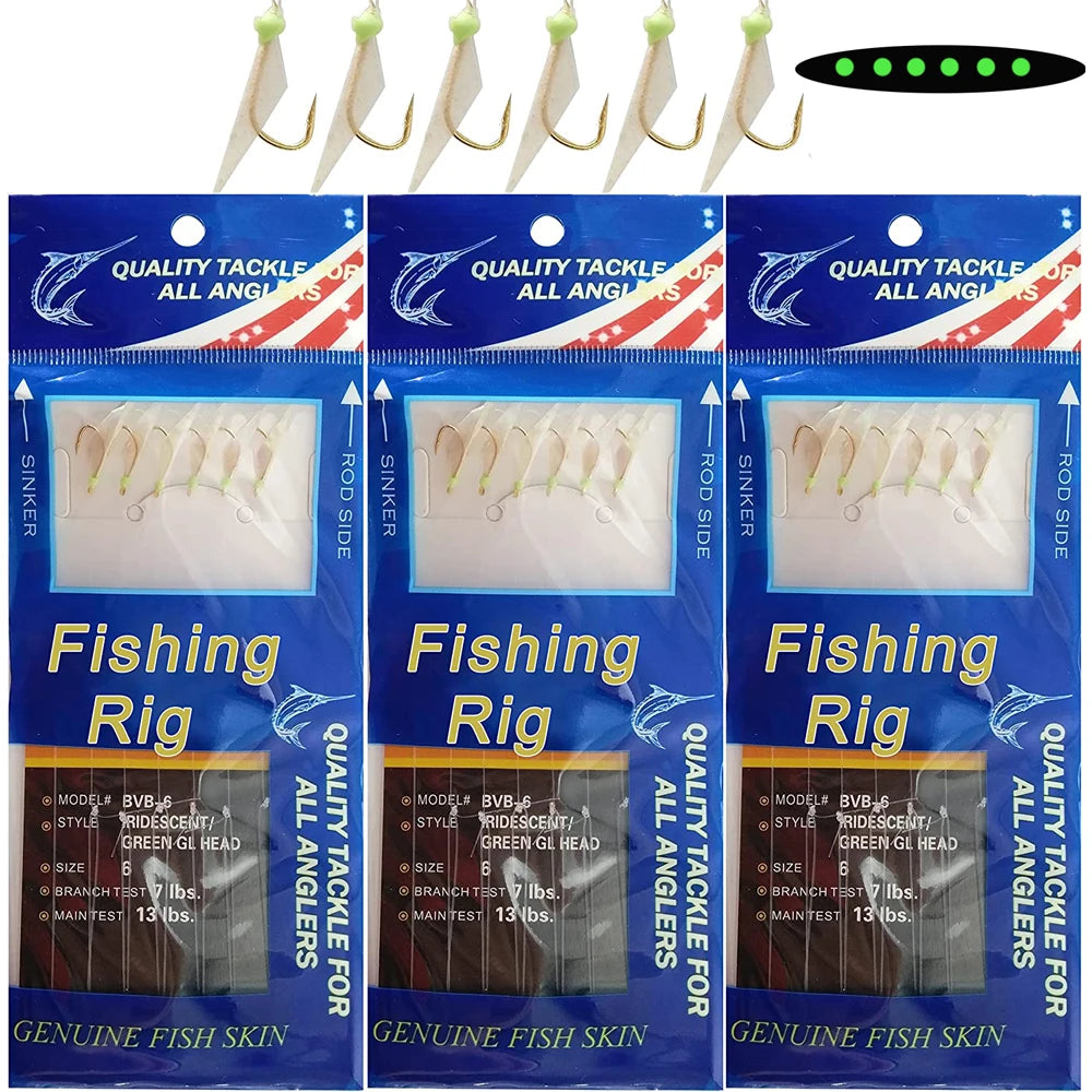 10Packs Saltwater Sabikis