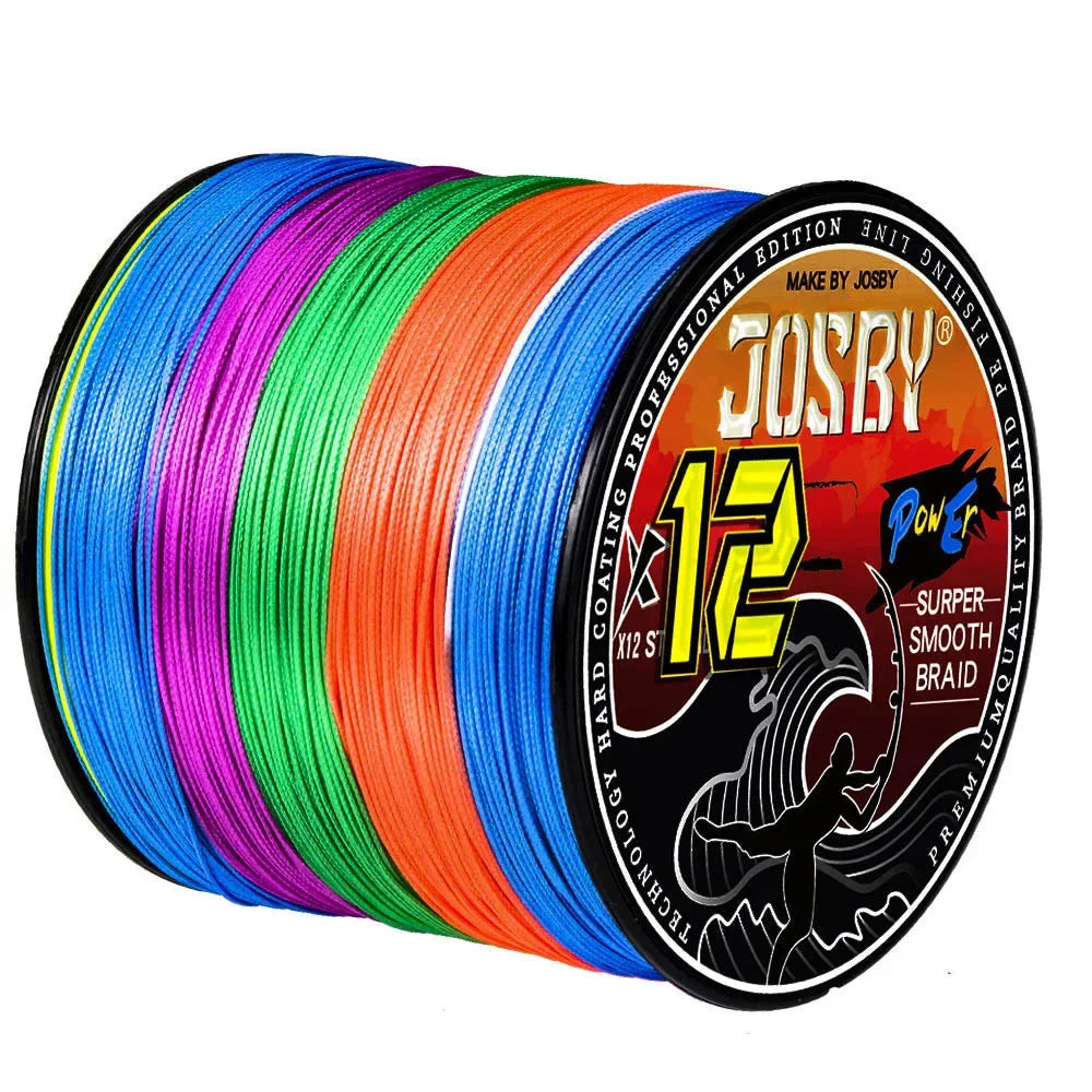 JOSBY X12 12-strand Braided Fishing Line