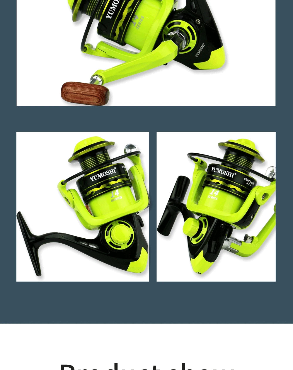 2000-7000 Saltwater Spinning Fishing Reel