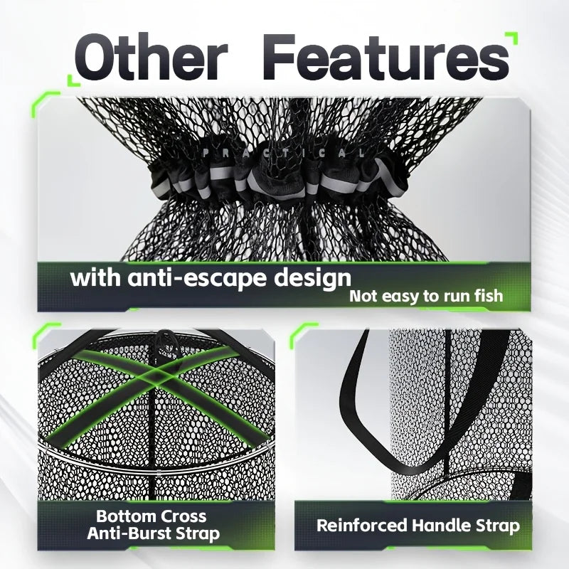 Fishing Gear, Fish keepnet, Live Fish Holder, Fish Storage, Essential Tackle for Freshwater Fishing & Commercial Fisheries