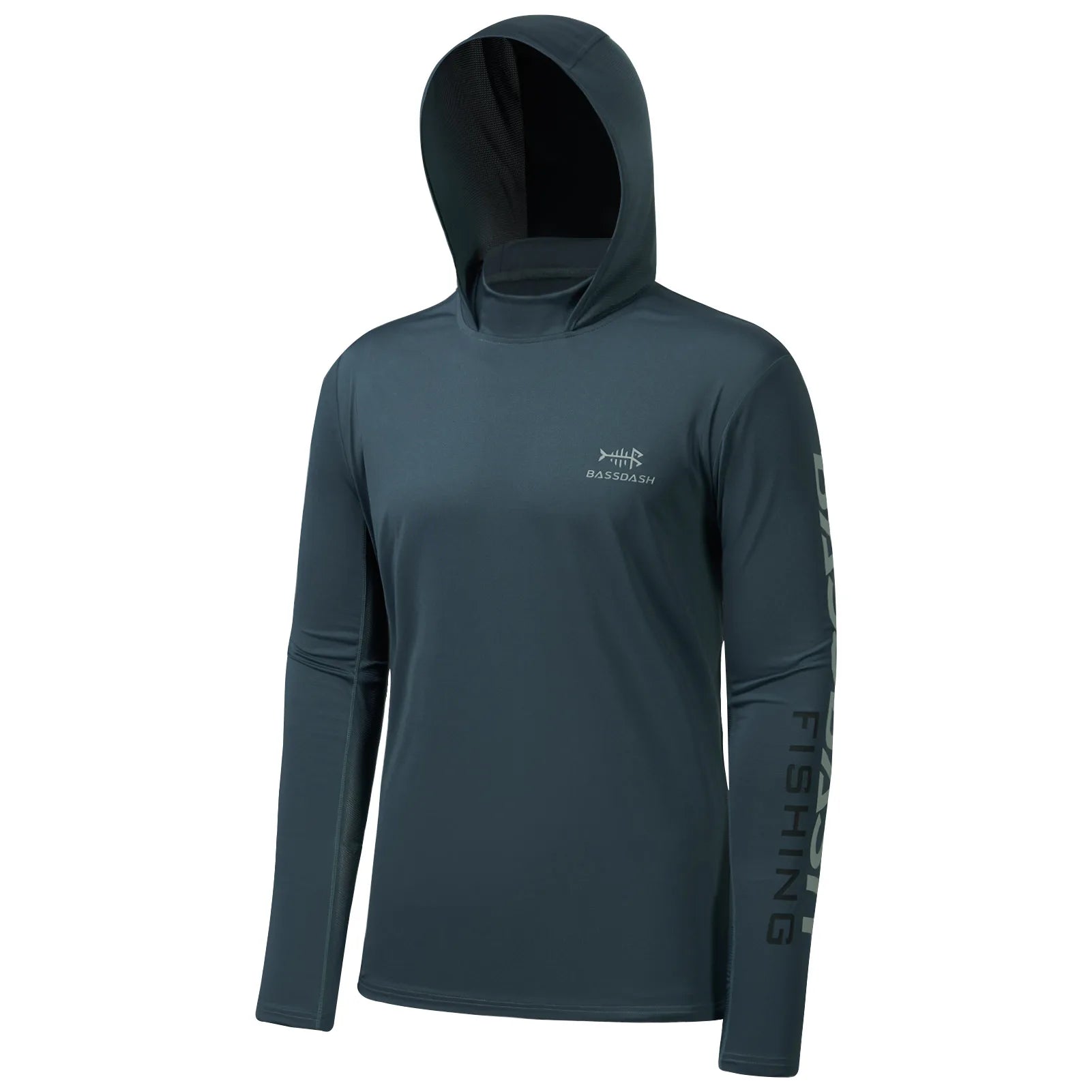 Bassdash UPF 50+ Men’s UV Sun Protection Long Sleeve Hooded Fishing Shirts
