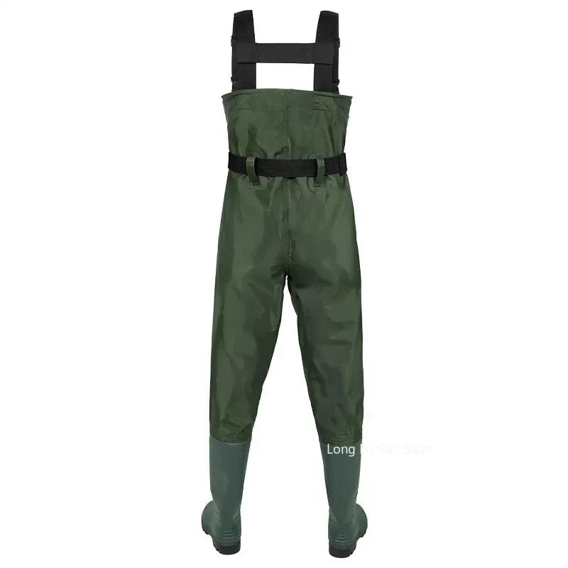 Fishing Waders Pants Overalls With Boots Gear Set Suit Kits Men Women Chest  Pants Adult Set Waterproof Overalls Trousers