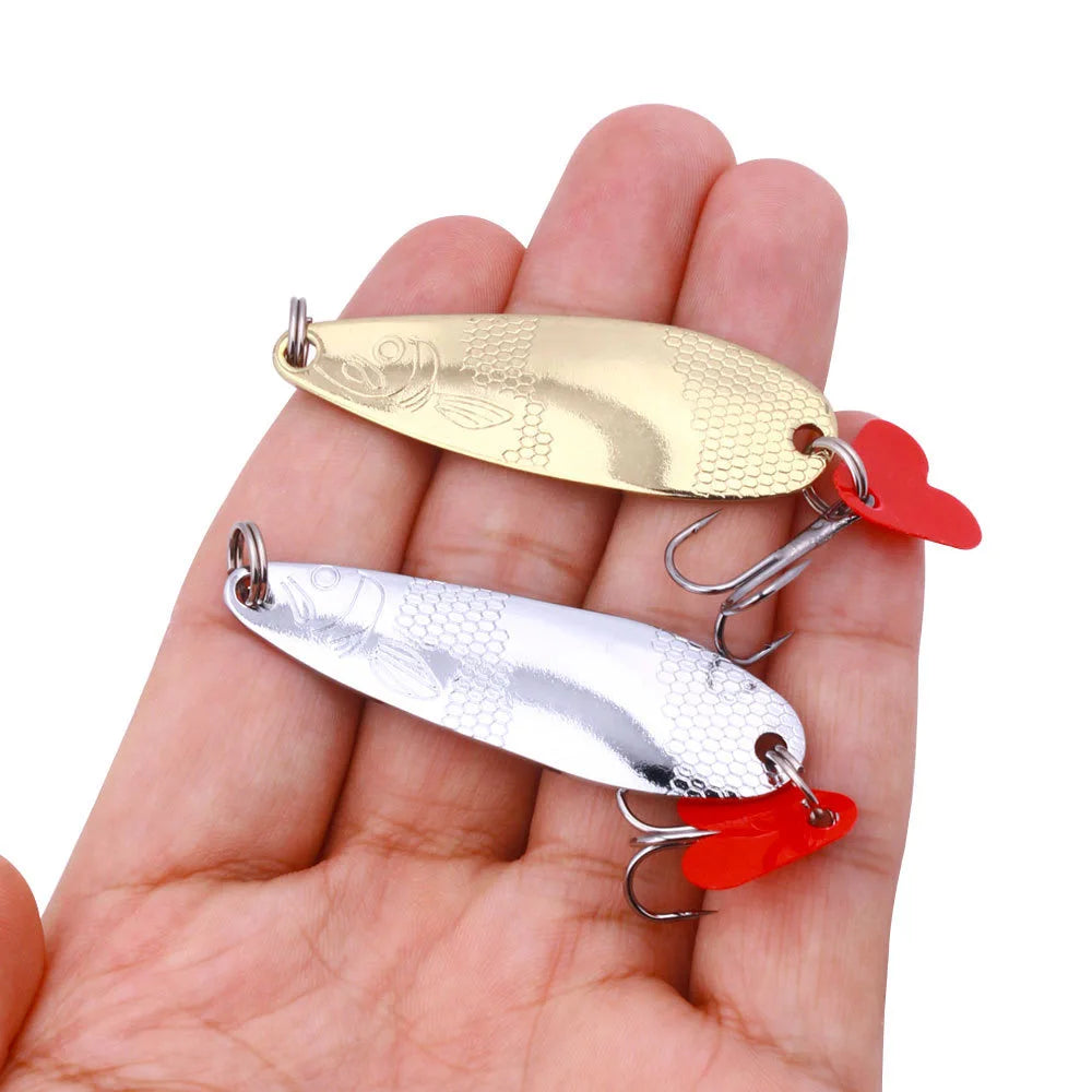 Fishing Lure Kit 16 pcs sets Trolling Jigging Spoon