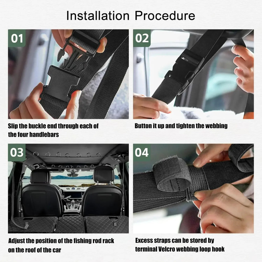 Fishing Rods Holder Fishing Rod Carrier for Car Fishing Rod Rack