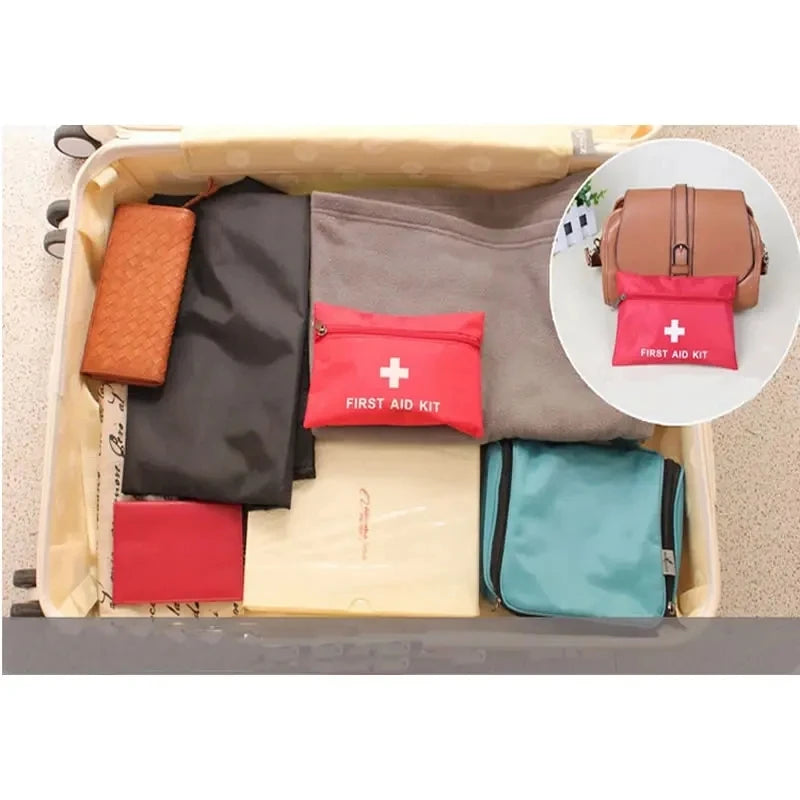 40/50/80pcs Portable Mini Full Kits Outdoor Waterproof First Aid Kit For Emergency Medical Treatment Car Travel Hiking Camping