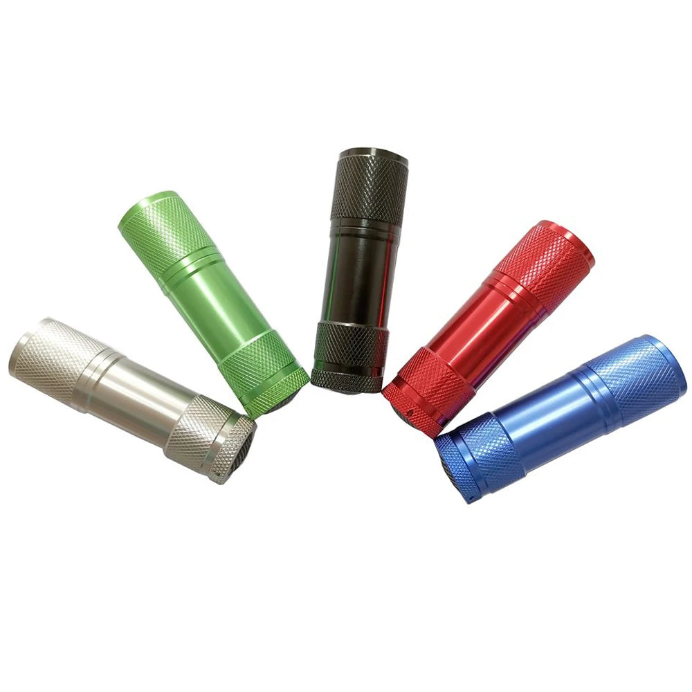 9 LED White Light Lighting Flashlight