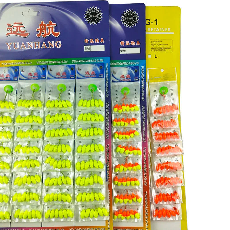 120pcs (20packs)/lot Oval Fishing Float
