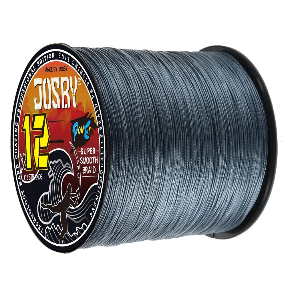 JOSBY X12 12-strand Braided Fishing Line