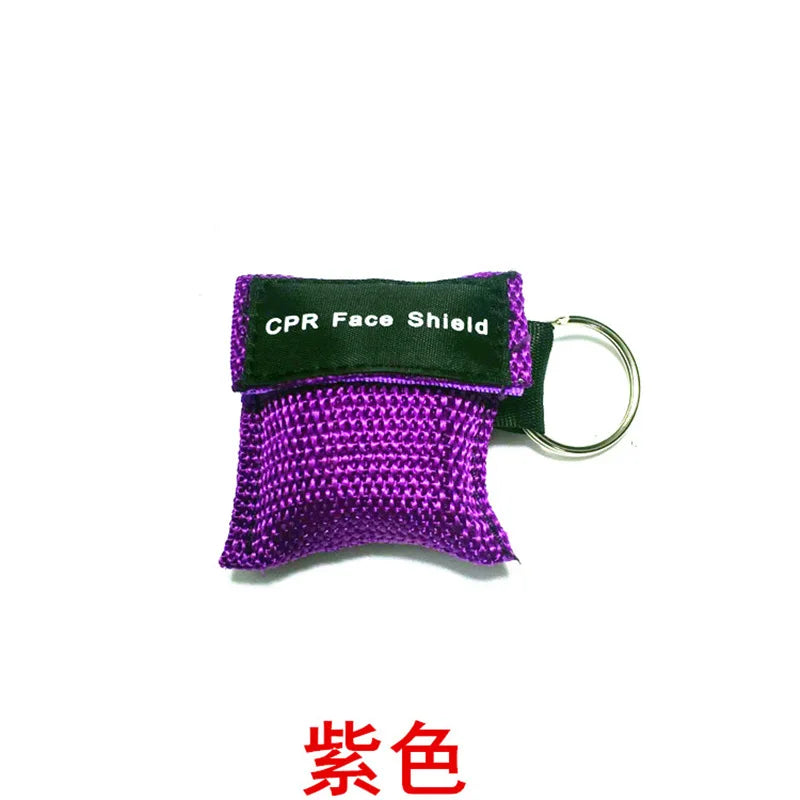 1Pcs Keychain First Aid Emergency Face Shield