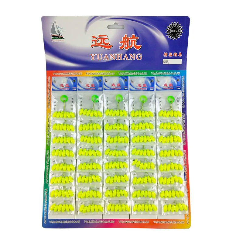 120pcs (20packs)/lot Oval Fishing Float