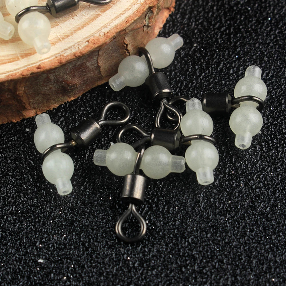 Fishing Accessories Kit Crank Hooks Sinker Weights Swivels Snaps Connectors Beads Fishing Tackle Box Set Fishing Swivels