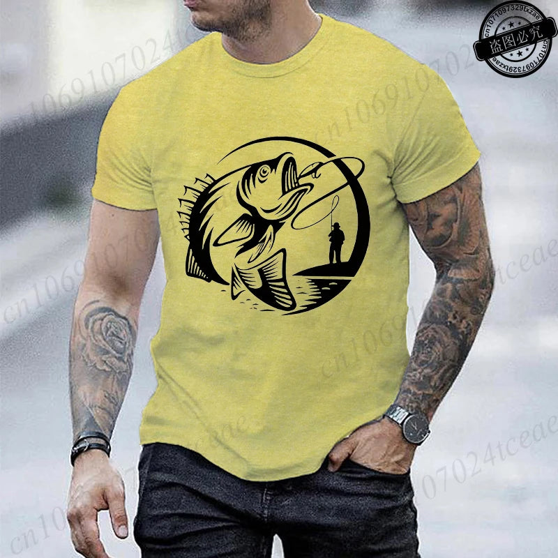 Fishing Graphic T-Shirt for Men