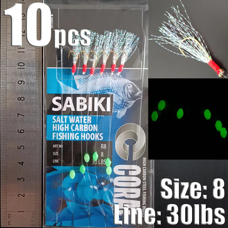 Lunker Sabiki Rigs 10 packs