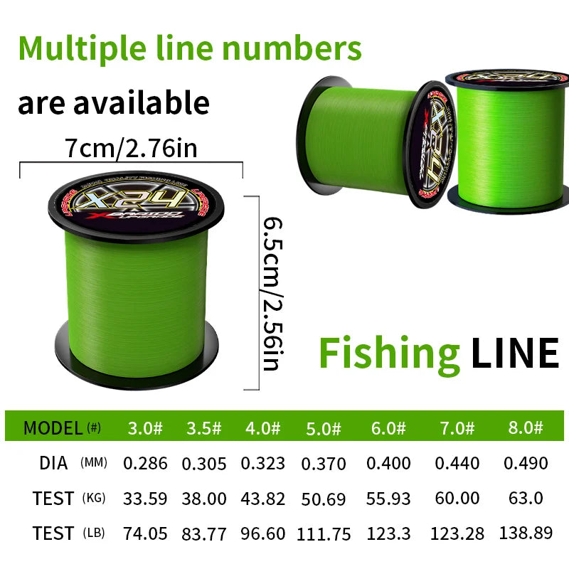 24-braided fishing PE line