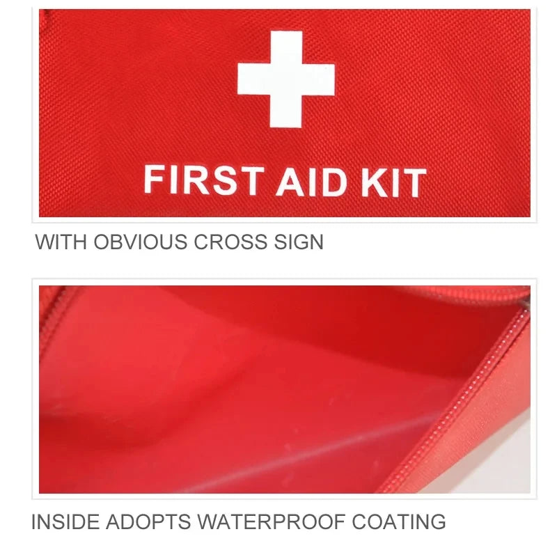 40/50/80pcs Portable Mini Full Kits Outdoor Waterproof First Aid Kit For Emergency Medical Treatment Car Travel Hiking Camping
