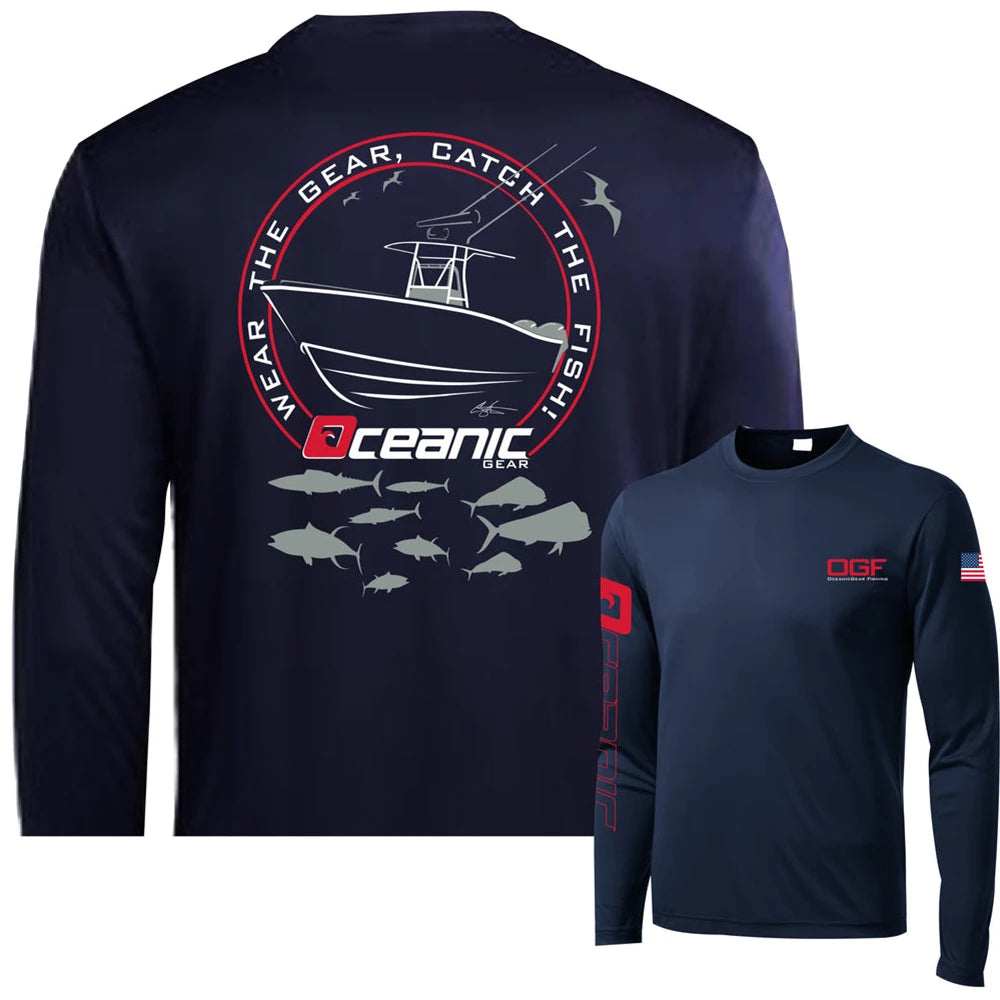 Men's UV Protection Long Sleeve Fishing Shirt