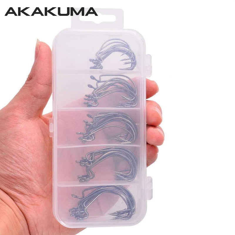 Sharp Fishing Hooks 50Pcs/Box