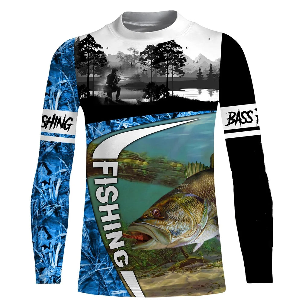 Fishing Shirt Men's T-Shirts Long Sleeve