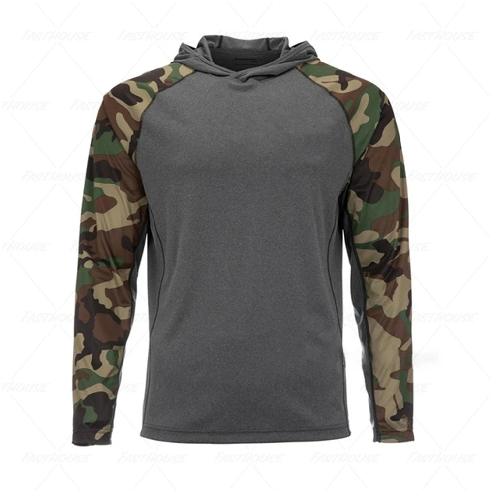 Fishing Shirts Tops Wear Fishing Clothing Long Sleeve Dress Breathable Jersey UV Protection 50 Men's Fishing Wear