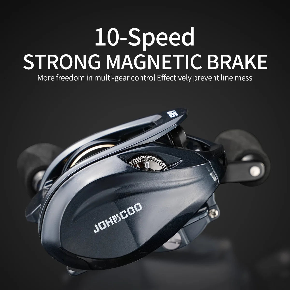 Baitcasting Reel Metal Body 15KG Max Drag