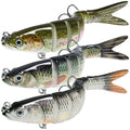 3PCS/Lot Swimbait 27g Multi Joint Bait Slow Sinking Bionic Fish Swimming Rattle Pesca Bass Treble Hook Fishing Tackle Hard Lure