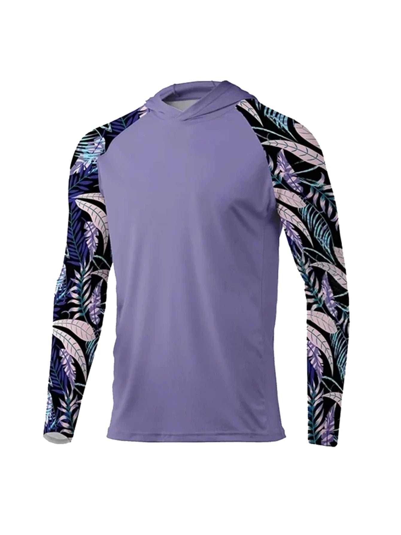 Men's UPF 50+ Hooded Fishing Performance Shirt — Long Sleeve