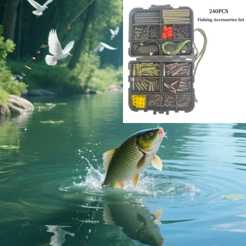 240-Piece Fishing Gear Accessories Set