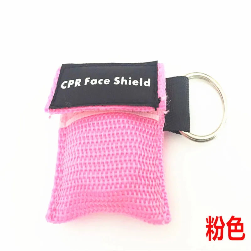 1Pcs Keychain First Aid Emergency Face Shield