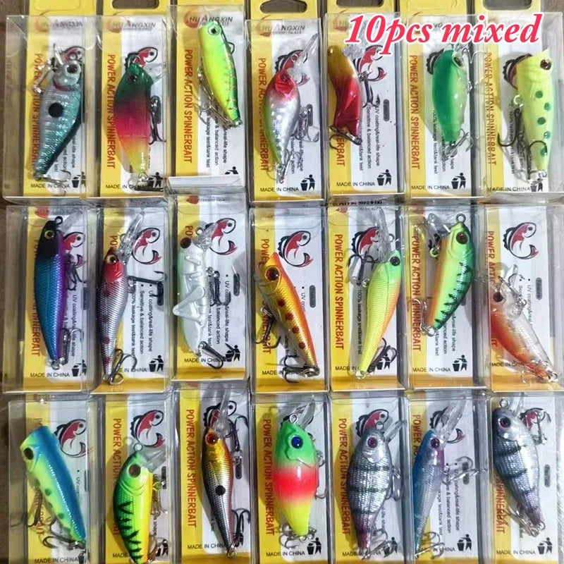 10Pcs/Pack Fishing Lure Set