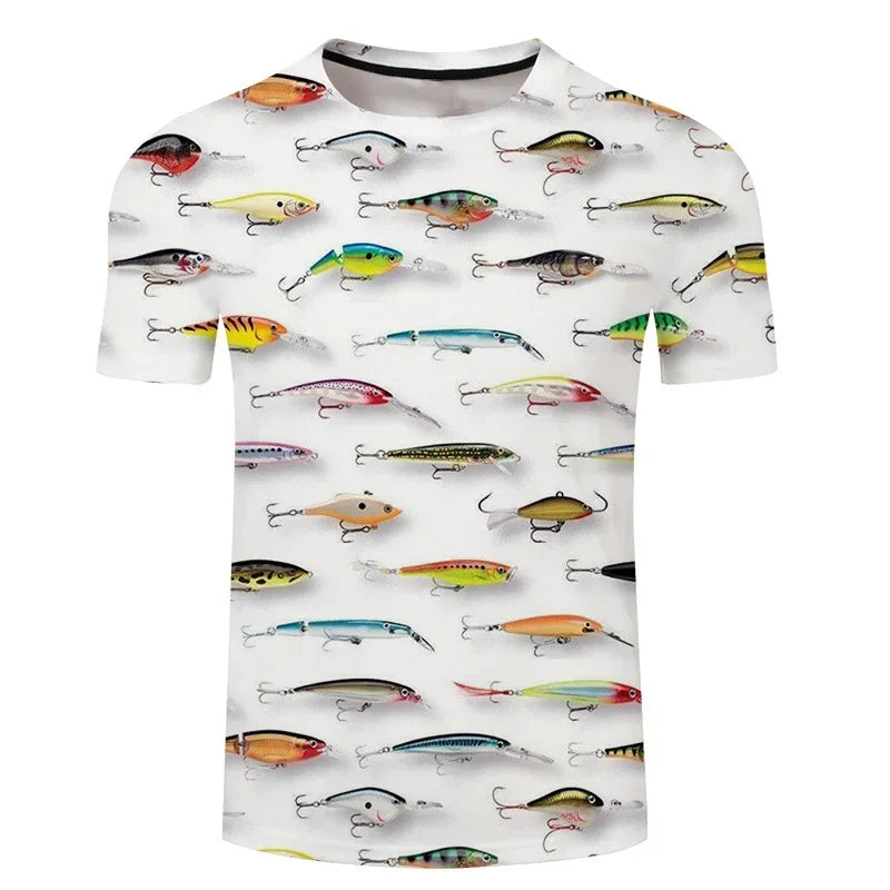 Fishing Is Calling Graphic Crewneck T-Shirt — Men's & Women's