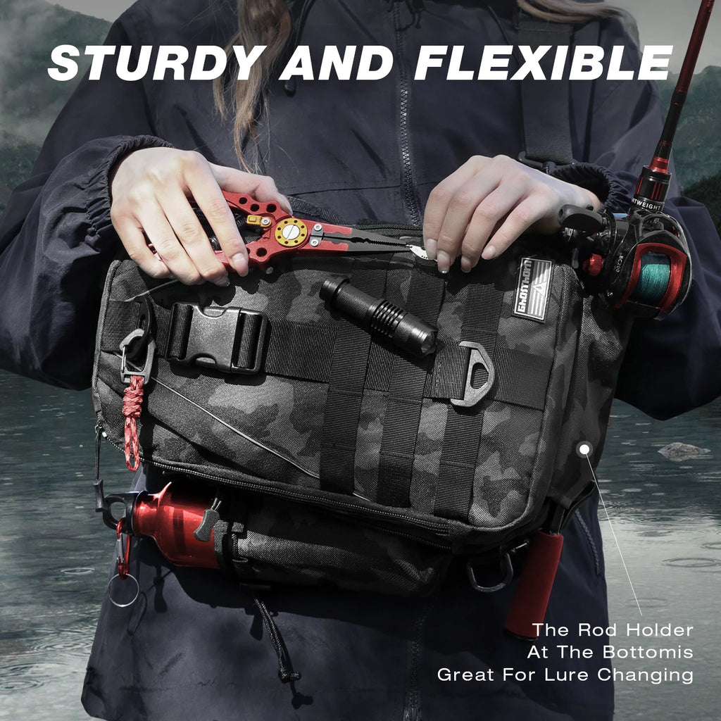 Fishing Backpack Tackle Sling Bag
