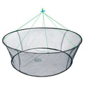 80CM Loose Mouth Folding Drop Fishing Net Shrimp Catcher Tank Casting Network Fish Eels Trap Cage Prawn Bait Crab Netting